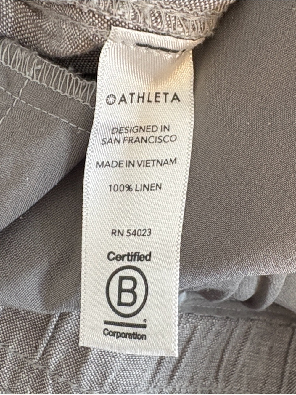 Athleta Cabo Linen Wide Leg Pant , sz : 2 - Picture 8 of 8